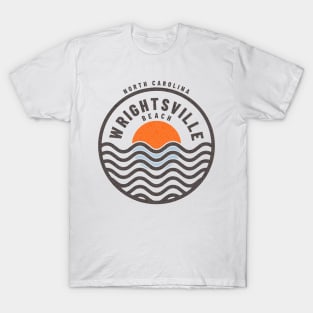 Wrightsville Beach, NC Summertime Vacationing Sunrise Waves T-Shirt